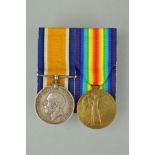 A WWI PAIR OF BRITISH WAR AND VICTORY MEDALS, named to Surgeon Commander A.D. Spalding Royal Navy,