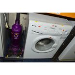 A HOOVER 6KG WASHING MACHINE, together with a Hoover upright vacuum (2)