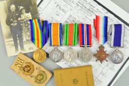 WWI/II GROUP OF MEDALS, to a Royal Marine who served in both World Wars, to include 1914 Star,