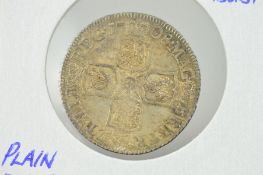 ANNE (1702-14) SHILLING 1708 THIRD BUST SPINK 3610, a good example and well struck coin, some nice