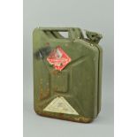 A WWII ERA STYLE US JERRY CAN, all complete etc