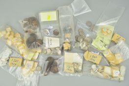 A BOX OF BRITISH 20TH CENTURY COINS, to include over 300 grams of pre 1947 silver coins