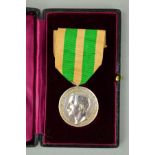 A BOXED MESSINA EARTHQUAKE MEDAL, named to J. Stringer AB 18254 H.M.S. Bacchante, this ship also saw