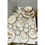 MIDWINTER STONEHENGE 'WILD OATS' COFFEE AND DINNER WARES, etc to include teapot, cups, saucers,