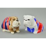 A 'SKYFALL 007' ROYAL DOULTON FIGURE, modelled as a bulldog entitled 'Jack' and decorated with a