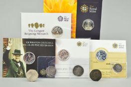 A KEW GARDENS 2009 BRILLIANT UNCIRCULATED CARDED COIN, together with a Kew Gardens circulated coin