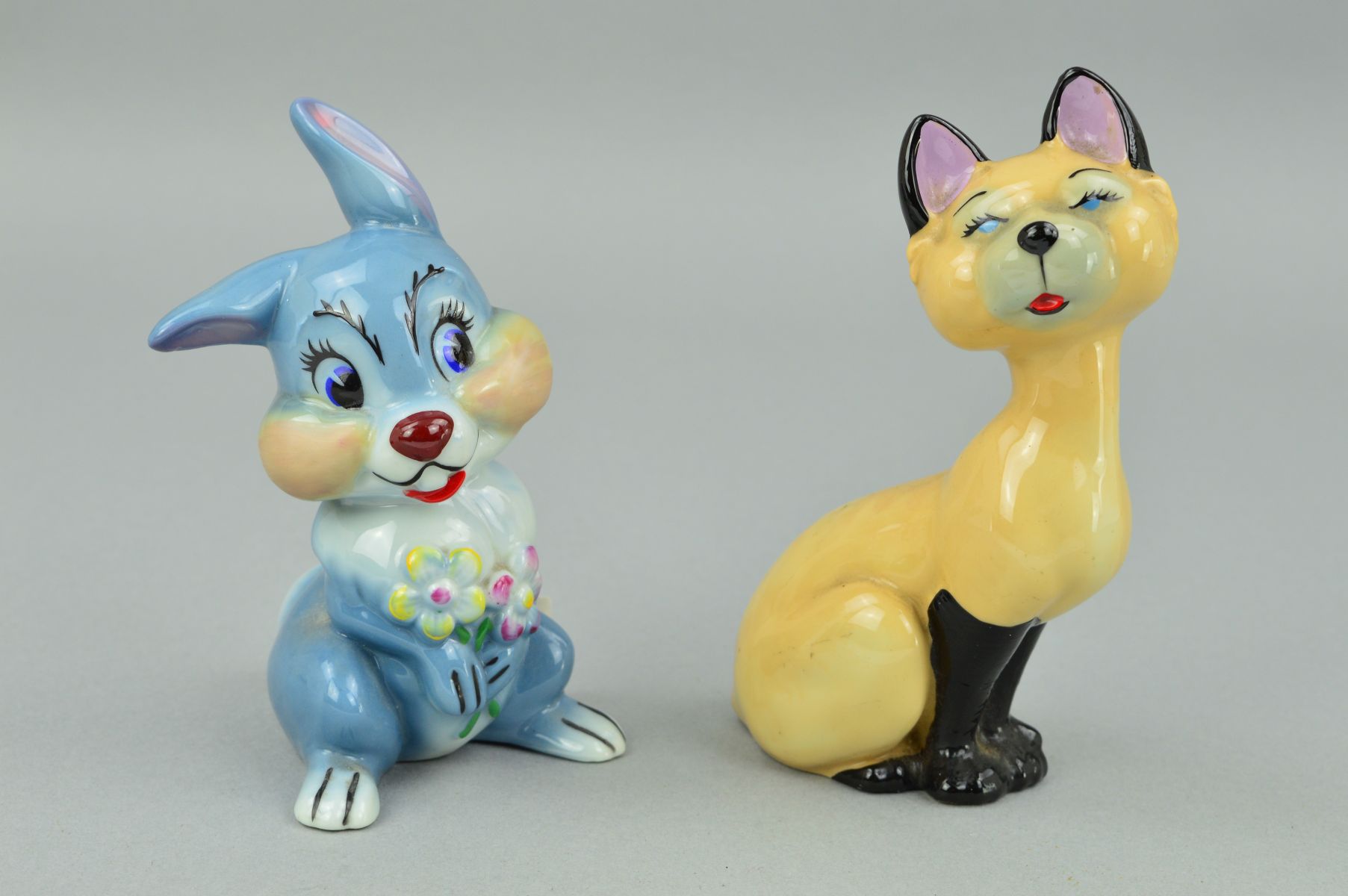 TWO WADE DISNEY BLOW-UP FIGURES, 'Si' and 'Thumper' (2)