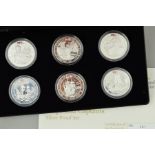 A ROYAL MINT BOXED HISTORY OF THE ROYAL NAVY SHIPS SIX COIN SILVER PROOF SET, Guernsey 2009, with