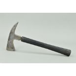 A WWII ERA A.R.P. SMALL FIRE AXE, rubber grip, marked patent 515767, also tested 20,000 volts