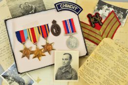 A WWII GROUP OF MEDALS AND PAPERWORK, relating to Reginald Irwin Rowland 'J' Battery 2nd Bgde, Royal