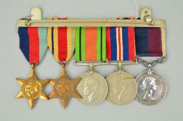 A WWII LONG SERVICE GROUP OF MEDALS, attributed to W.O F.R. Parr. 551392 R.A.F., 1939-45, Africa