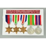 A WWII GROUP OF MEDALS, (all un-named), attributed to Major Anthony Alistair BENN, 44813 East