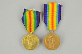 TWO WWI VICTORY MEDALS, named 6885 Pte E Ford, Coldstream Guards and 7272 Pte H. Marsden, Coldstream