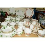 COLCLOUGH TEA/DINNER WARES, to include Ivy Leaf and Wayside pattern cups, saucers, soup bowls,