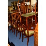 A REPRODUCTION MAHOGANY TWIN PEDESTAL TABLE with a single additional leaf, approximate width 190cm x