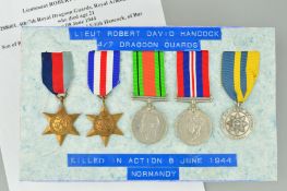A WWII GROUP OF MEDALS, to a casualty of the Normandy Invasion 'Op Overlord' in June 1944, 1939-