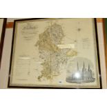 STAFFORDSHIRE, GREENWOOD (C & J), 'A Map of the County of Stafford from an Actual Survey Made in the