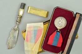 A CASED ELIZABETH II IMPERIAL SERVICE MEDAL, named to edge for Robert Michael Waldron, together with