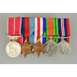 A BRITISH EMPIRE MEDAL/GROUP OF WWII MEDALS, as follows, BEM named 14619569 L/Cpl Alfred J Collins