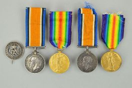 WWI CASUALTY PAIR OF BRITISH WAR AND VICTORY MEDALS, named to 186141 Cpl Homer Glen Hibray, 27th Btn