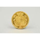 A WILLIAM IV (1830-1837) GOLD FULL SOVEREIGN, 1835 crowned shield back, low Mintage of 723,000