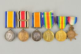 ASSORTED WWI MEDALS, a follows, 1914-15 Star and Victory medal named 648 Sjt W.J. Peace, MMP (