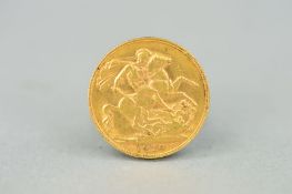 A FULL GOLD SOVEREIGN, 1910