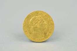 A GOLD HALF SOVEREIGN, George III 1817