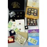 A BOX CONTAINING OLD AND MODERN COINAGE, to include Roman Low base coins, with some good examples,