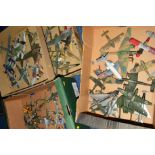 A QUANTITY OF ASSORTED MAINLY WWII AND LATER AIRCRAFT, mainly British, American and German planes,
