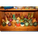 A COLLECTION OF FACE POTS, STORAGE JARS etc, to include Carltonware 'Horse Radish' and 'Red