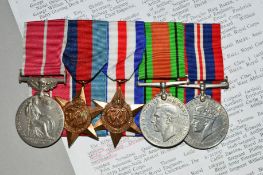 A BRITISH EMPIRE MEDAL/GROUP OF WWII MEDALS, as follows, BEM named 14619569 L/Cpl Alfred J Collins