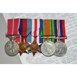 A BRITISH EMPIRE MEDAL/GROUP OF WWII MEDALS, as follows, BEM named 14619569 L/Cpl Alfred J Collins