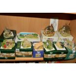 TEN BOXED LILLIPUT LANE SCULPTURES, to include Visitor Centre Exclusive's, 'Rose Cottage - Skirsgill