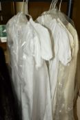 VARIOUS CHILDREN'S NIGHTGOWNS/CHRISTENING/UNDER GARMENTS, together with a vintage wedding dress (8)
