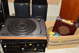 A BANG AND OLUFSEN BEOGRAM 1700 WITH MMC205 CARTRIDGE, a Rotel RA-931 Amplifier, a Yamaha CDX493