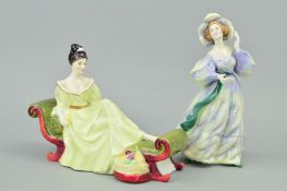 TWO ROYAL DOULTON FIGURES 'At Ease' HN2473 and 'Grand Manner' HN2723 (2)