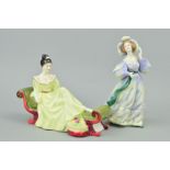 TWO ROYAL DOULTON FIGURES 'At Ease' HN2473 and 'Grand Manner' HN2723 (2)
