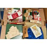 A BOX OF SUNDRIES etc, to include Lilliput Lane empty boxes, Lilliput Lane Paint Your Own 'Little
