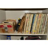 A COLLECTION OF AROUND ONE HUNDRED L.P'S AND 78'S AND OVER ONE HUNDRED SINGLES, by artists such as