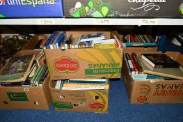 SEVEN BOXES OF BOOKS, relating to art, gardening etc