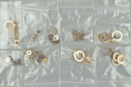 NINE MOLLY BROWN ITEMS OF SILVER JEWELLERY to include a set of jewellery designed with a circular