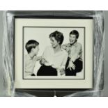 JOHN SWANNELL 'PRINCESS DIANA, PRINCE WILLIAM, PRINCE HARRY 1994', a black and white photographic