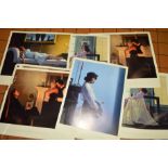 JACK VETTRIANO, eight various colour prints, unmounted and unframed, several with water damage,