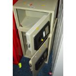 A NUTOOL ELECTRONIC DIGITAL SAFE together with another smaller Toldo electronic safe (2)
