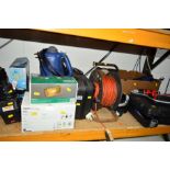 A COLLECTION OF TOOLS COMPRISING OF A CASTED INVENTEK PROFESSIONAL LASER LEVEL, a cased nutool