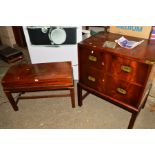 A DYNATRON HFC65 RADIOGRAM, with matching record cabinet and a pair of speakers, all in mahogany