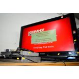 A PANASONIC 37' FSTV (remote), a Goodmans DVD Player and a Panasonic DVD player