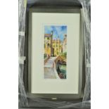 J.B.HASTE 'SAN BARNABA', a limited edition print of a Venetian scene 353/500, signed in pencil, with