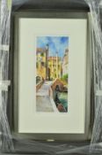 J.B.HASTE 'SAN BARNABA', a limited edition print of a Venetian scene 353/500, signed in pencil, with